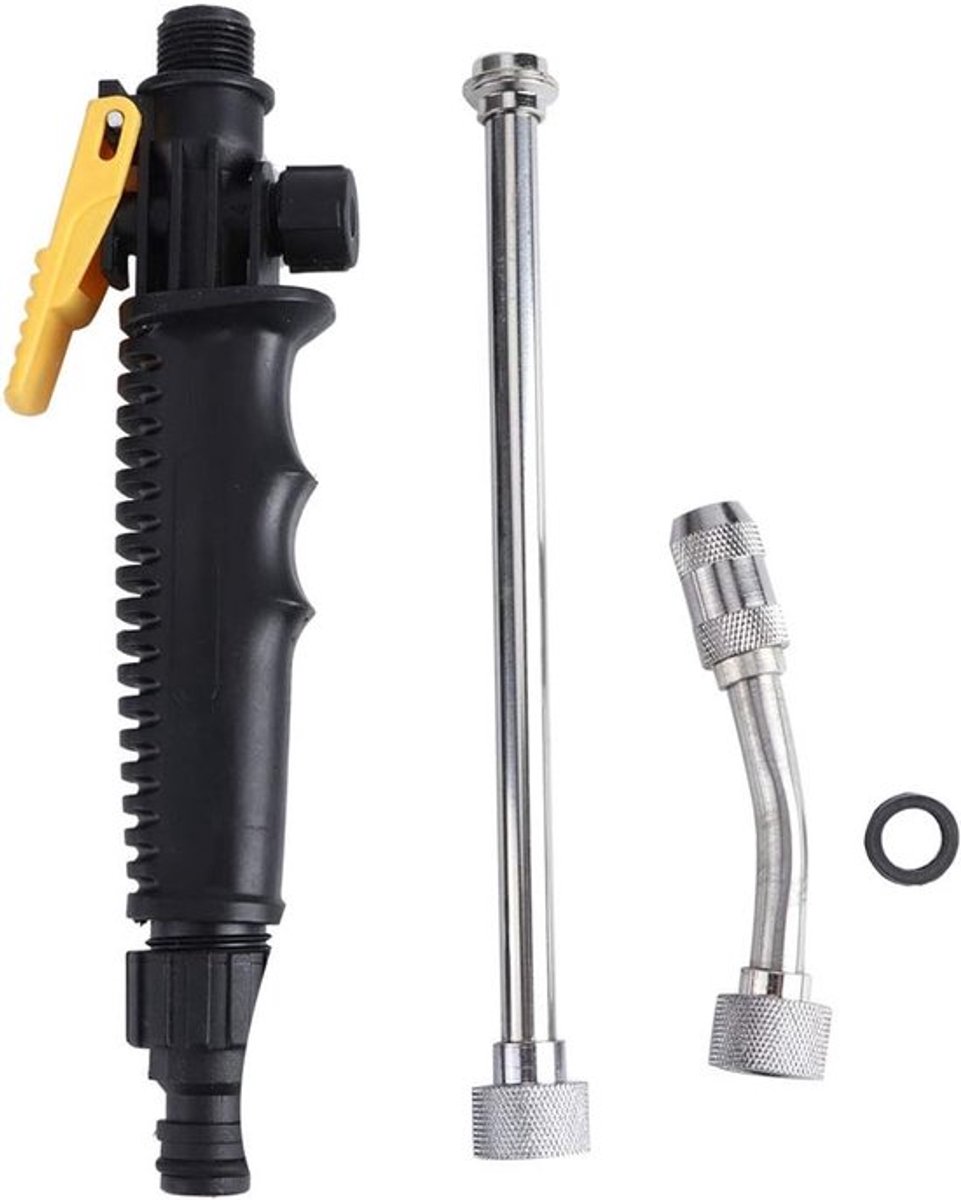 Hogedrukspuit Verstelbaar 48cm - Multifunctionele Drukspuit - Sproeier Tuin - Irrigatiemondstuk - Afneembare Handgreep - Waterdruk 5-10kg