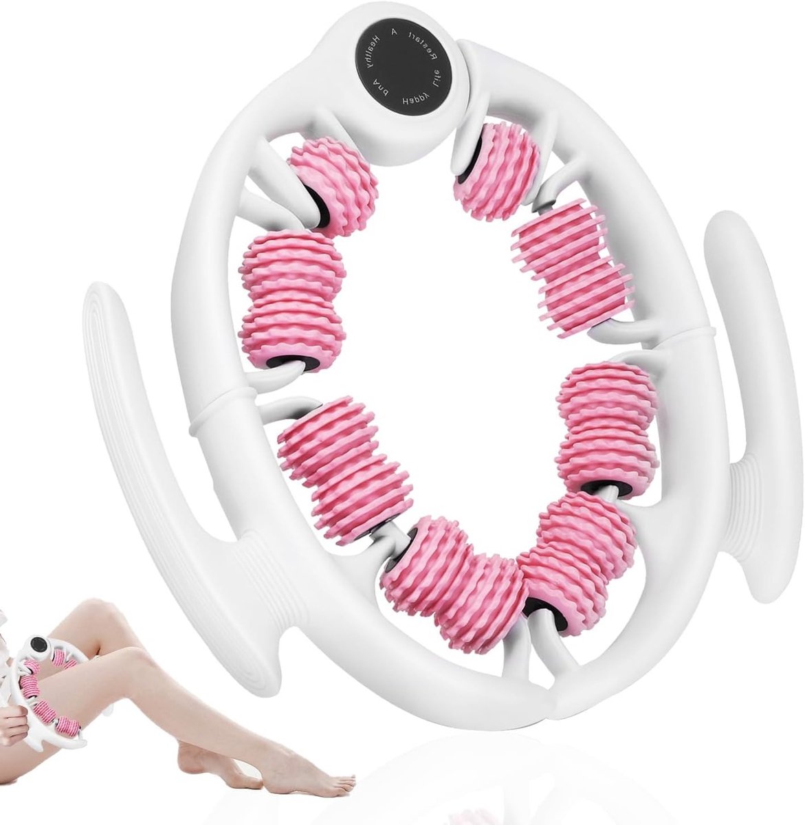 Effectieve 360° Anti-Cellulite Massager voor Beenmassage, Lymfedrainage en Spierontspanning met Afneembare Handvatten