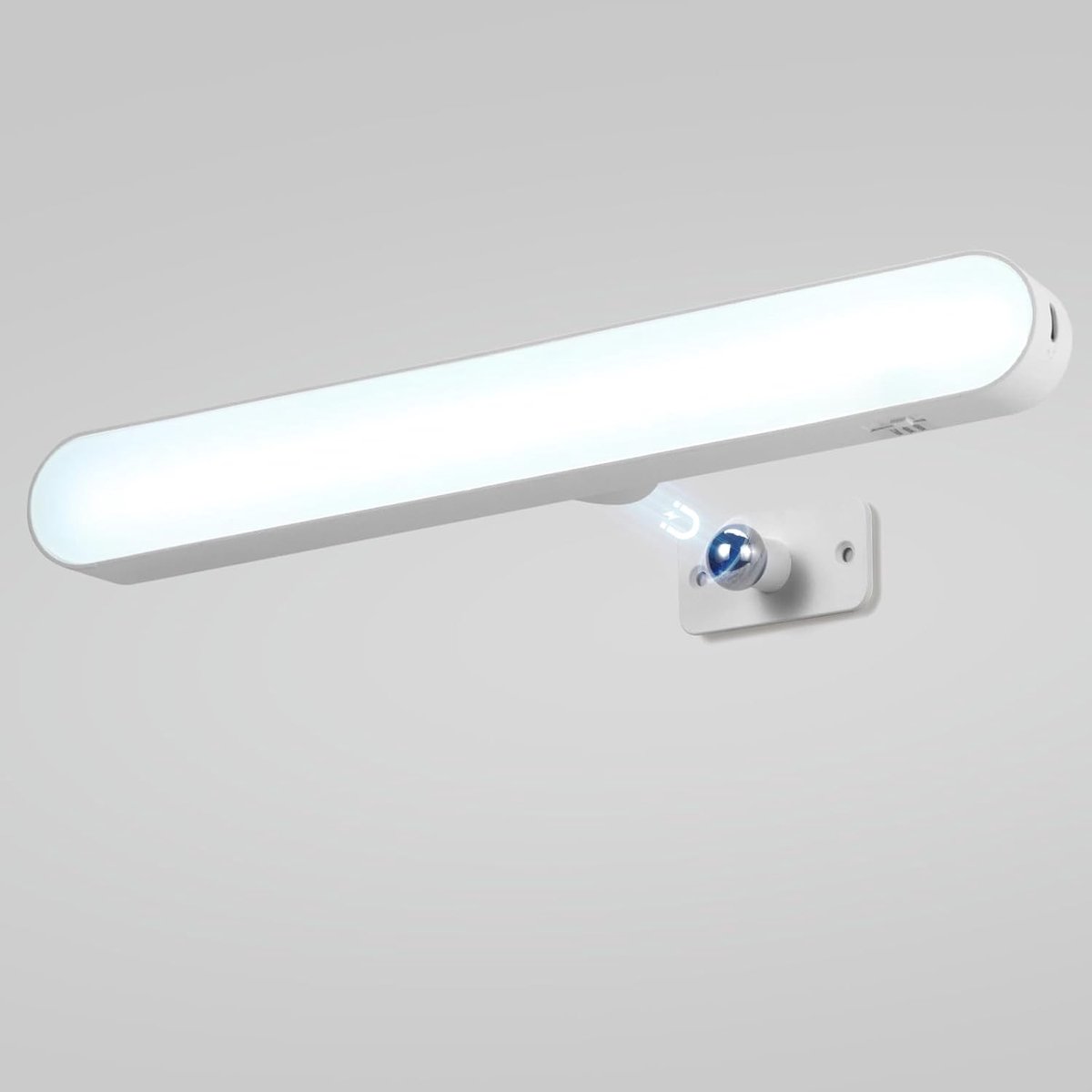 Thijox - Herlaadbare Make-up Spiegel met Verlichting, Draadloze Badkamerspiegel met Zuignap, 4000mAh Batterijduur, 3 Instelbare Kleurtemperaturen, 1 S