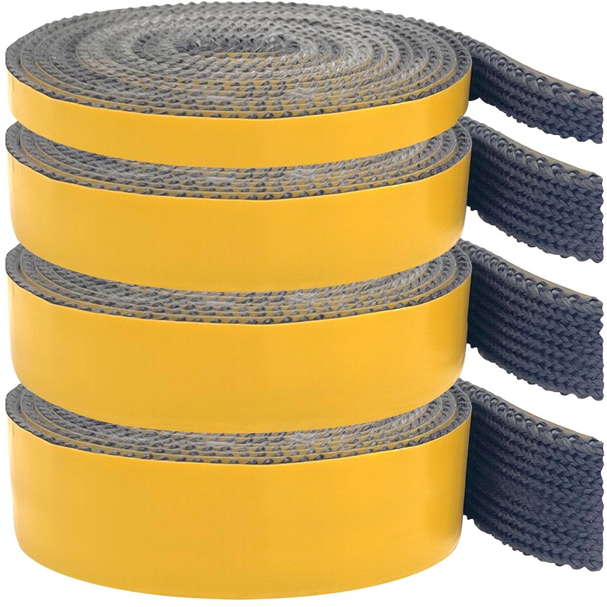 SnelShoppen - Zelfklevende Kamin Sealing Tape 3mmx15mmx3m - Vuurvaste Sealtape voor Oven Deuren, Stove Pijpen, Hittebestendig tot 550°C, Accessoires v