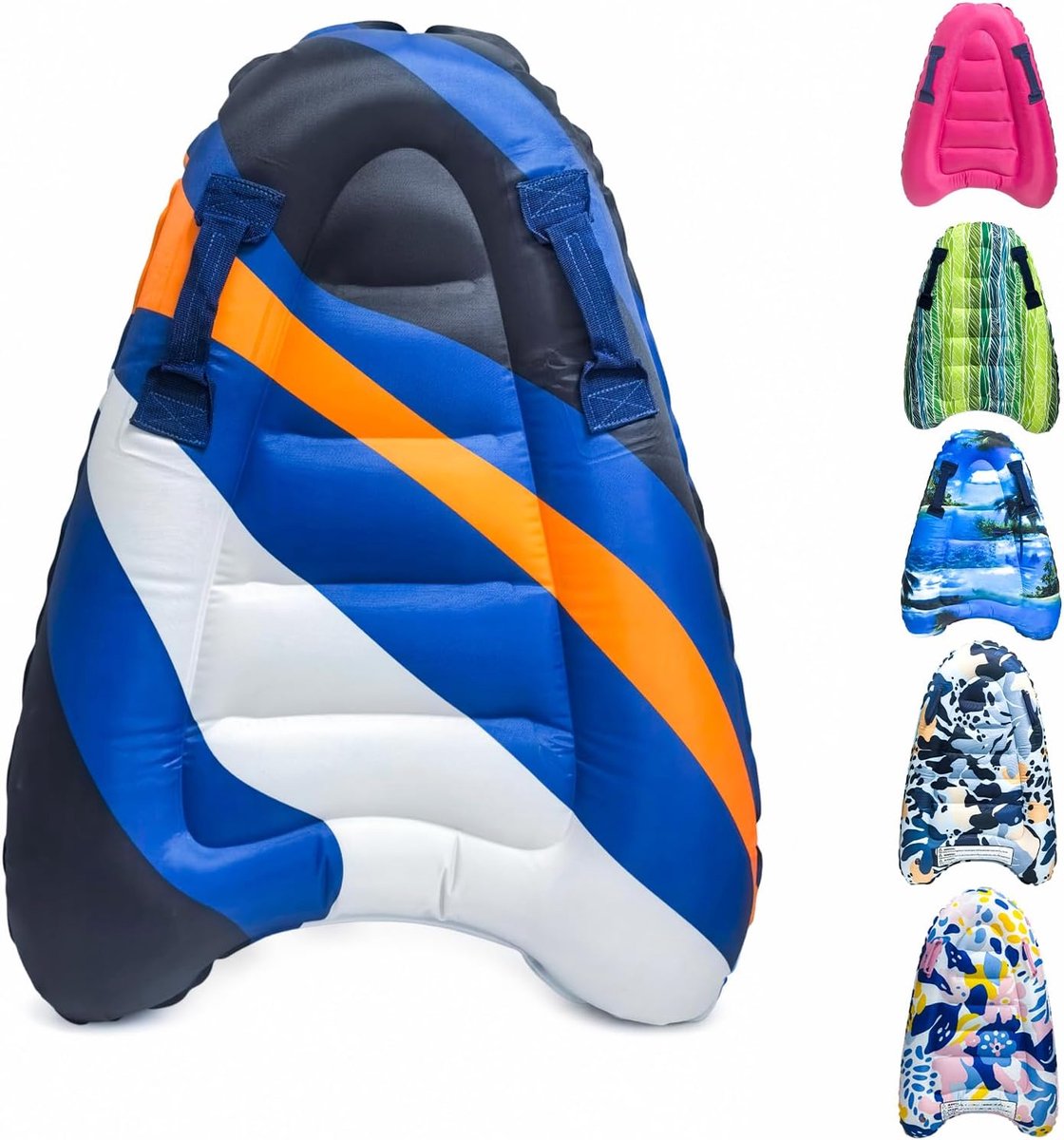 SnelShoppen - Opblaasbare Bodyboard, Lichtgewicht Zwembord met Handvatten, Surfboard voor Strand Surfen, Zwembad, Zomer Water Sporten, Zwemhulpmiddel