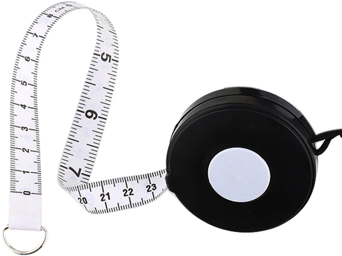 SnelShoppen - Soft Tape Measure 205cm - Dubbelzijdige Meetlint voor Naaien, Kleding, Afvallen & Lengte Meting - Retractable Ruler met Duidelijke Schaa