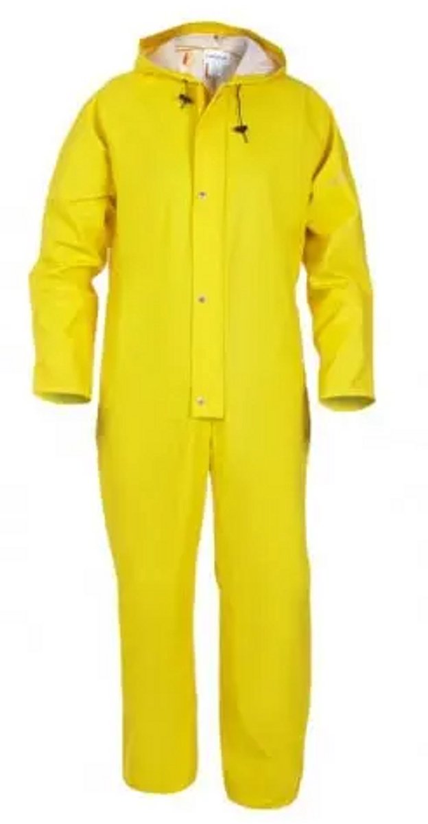 HW regenoverall Salesbury geel*