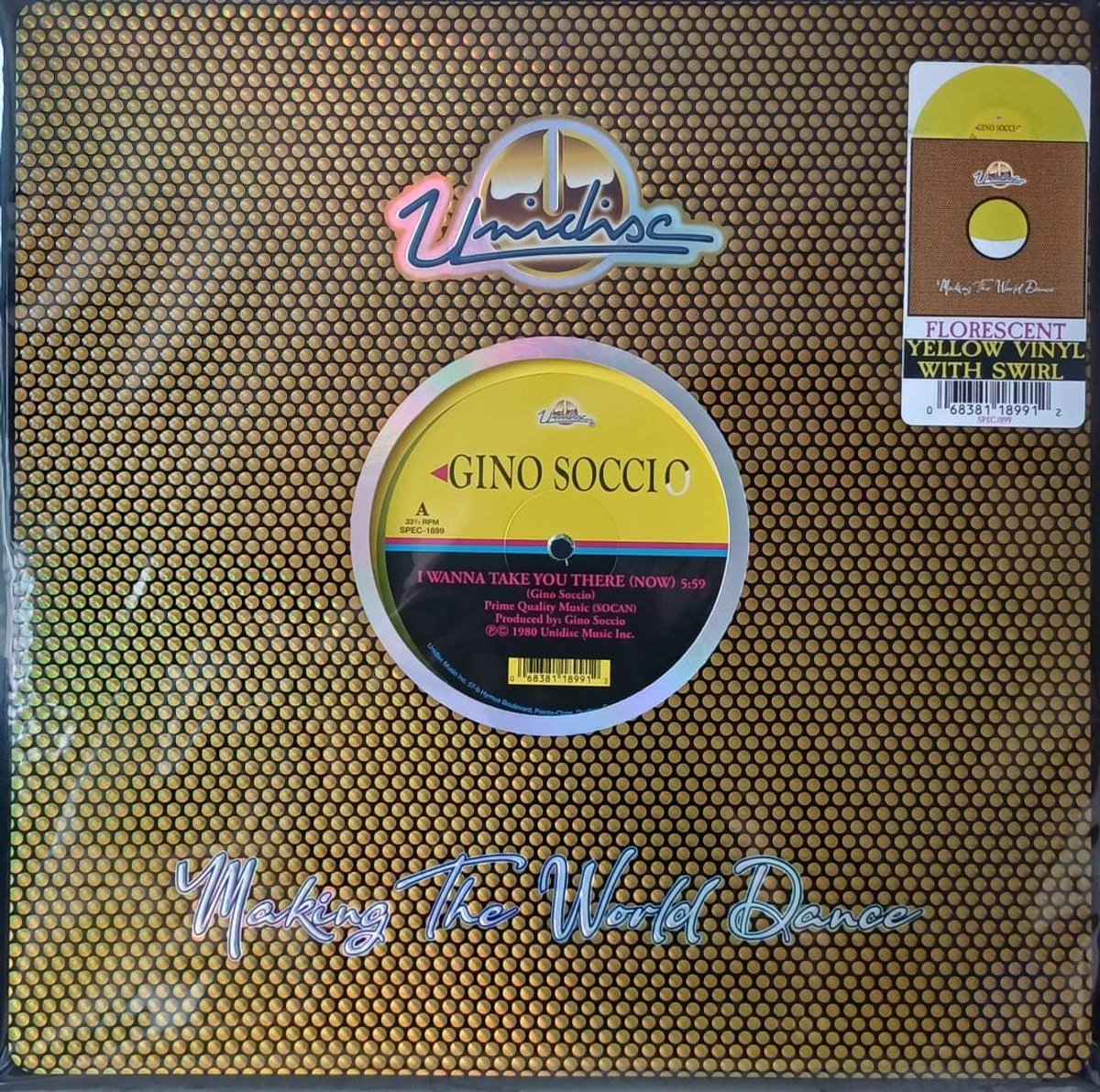 Gino Soccio - I Wanna Take You There (Now) / Rhythm Of The World (LP)