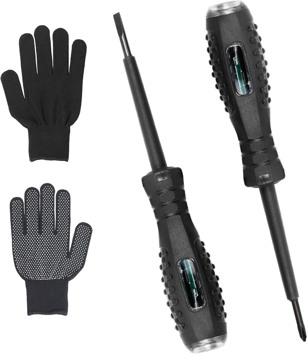 2-in-1 Spanningstester en Schroevendraaier, Sterke Magnetische Schroevendraaier voor Niet-contact Spanning, Huidige Detector en Magnetische Schroefkop