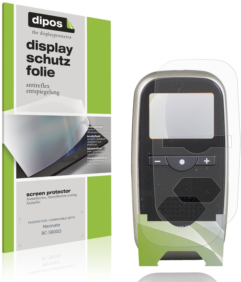 dipos – 4x Matte Beschermfolie geschikt voor Neonate BC-5800D | Krasbestendige & antireflecterende Screenprotector Ultra-Thin