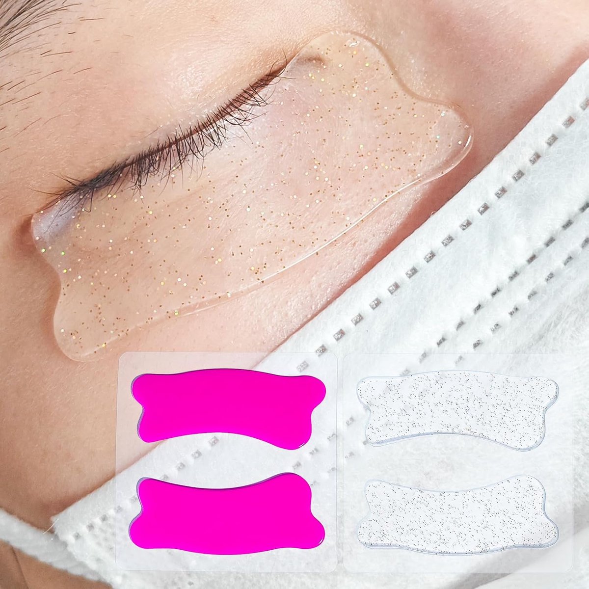 SnelShoppen - Eyelash Lifting Pads, Zelfklevende Ultra-Dunne Wimpers Patches voor Wimperlifting, Geschikt voor Verzachten, Verven en Wimperextensions