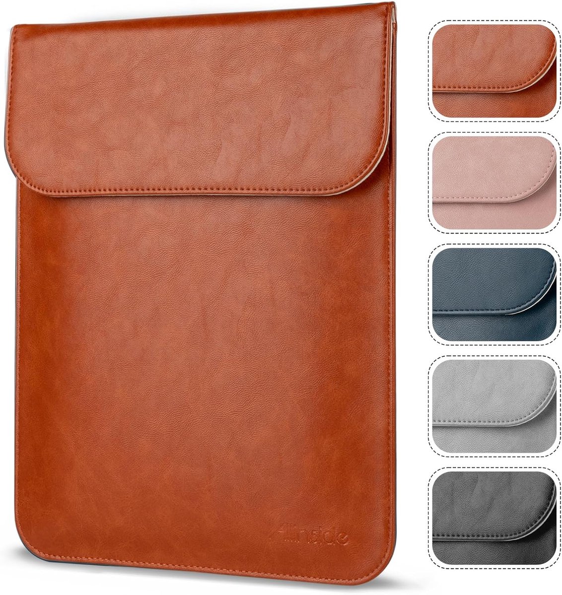 SnelShoppen - Waterdichte Laptop Sleeve Case 11-12 Inch voor MacBook Air 11 2010-2015 (A1370 A1465) en MacBook 12 2015-2017 (A1534) - Bruin, Beschermi