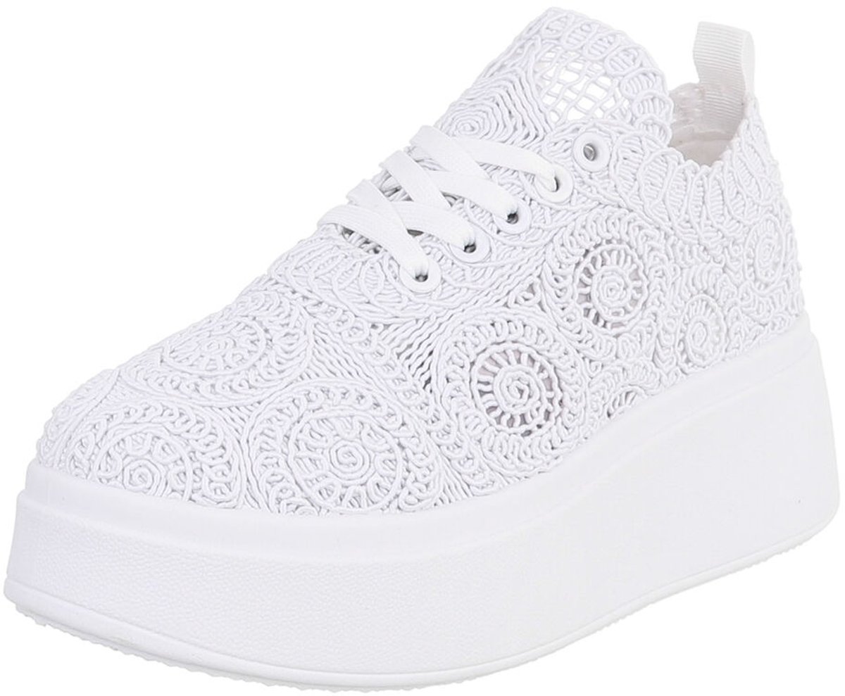 Sneaker met platformzool - Dames - Casual Mt:41