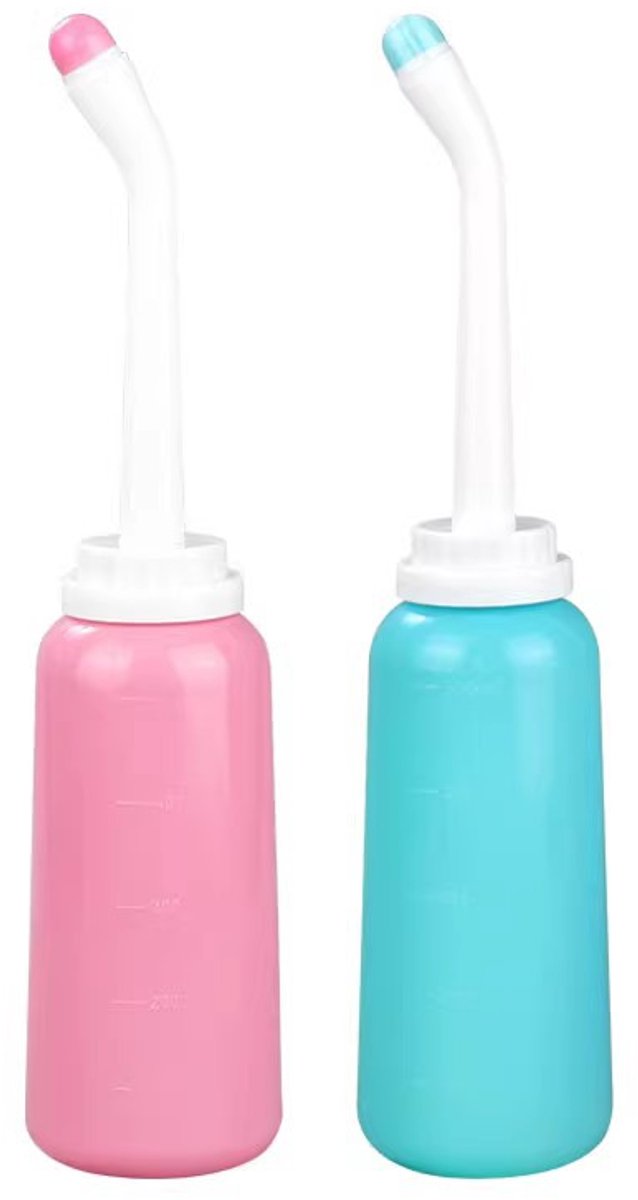 2 stuks 500 ml – bidet-flessen, draagbaar reis-bidet met tas.L