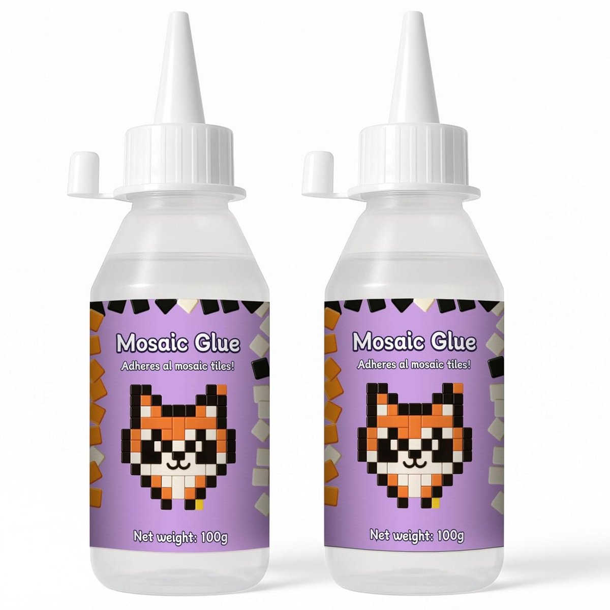 SnelShoppen - 200 g Mosaieklijm, Transparante Sterke Hechting, Sneldrogend, Waterdicht, Niet-toxisch, Ideaal voor DIY Mozaïekprojecten en Creatieve Kl