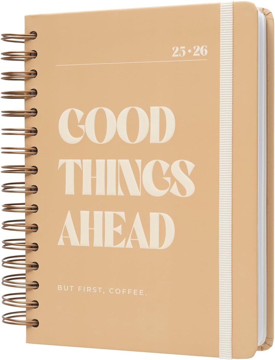 SnelShoppen - A5 Academisch Dagboek 2025-2026 | School Planner Page A Day met Stickers | Studentesentials Voor Universiteit | Terug Naar School Benodi