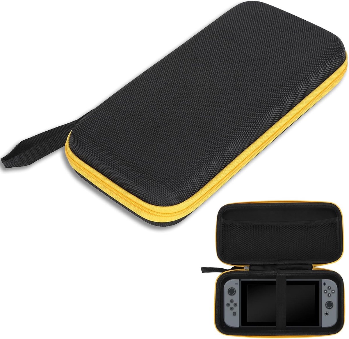 SnelShoppen - Hardcase voor Handheld Console - Draagbare Opbergtas voor Retro Game Consoles - Geschikt voor 5 Inch Spelcomputers - EVA Materiaal - Ide