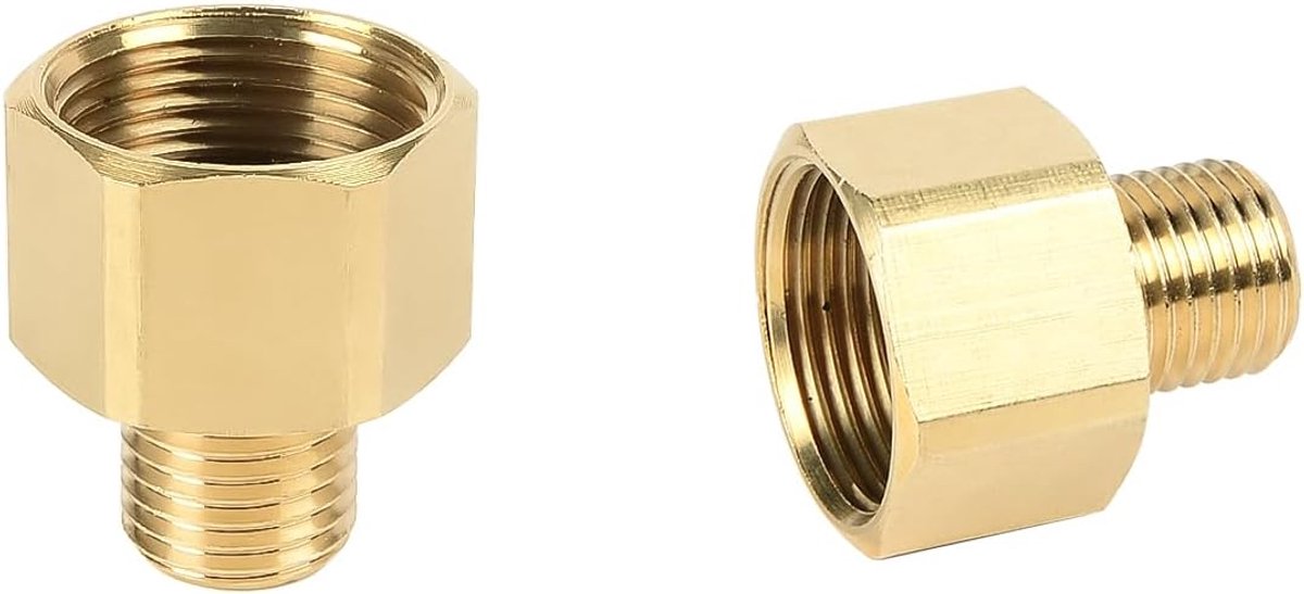 SnelShoppen - High Pressure Washer Connector 22mm Female naar 14mm Male Adapter - Messing Slangverbinder voor Hogedrukreiniger - Duurzaam, Corrosiebes