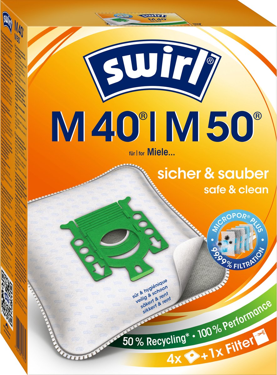 Swirl M 40 AirSpace - Stofzuigerzakken