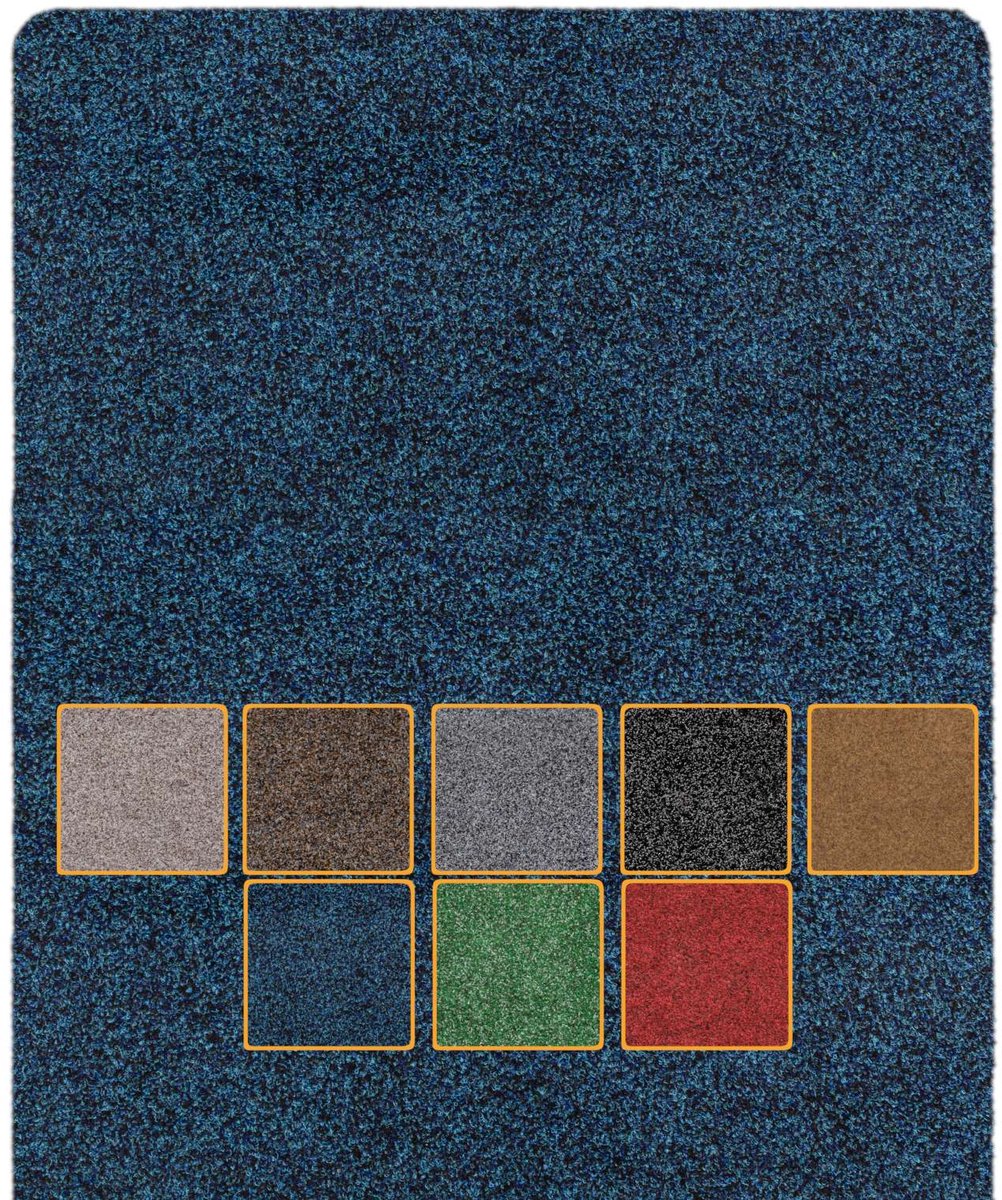 ANRO Deurmat Blauw 120x40cm – Schoonloopmat Antislip Wasbaar Voordeur Hal Binnen & Buiten Op Maat