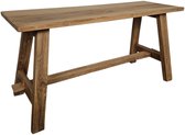 Teakhouten Bankje 90cm Naturel | Handgemaakt Gerecycled Teak | Hal, Woonkamer & Eetkamer