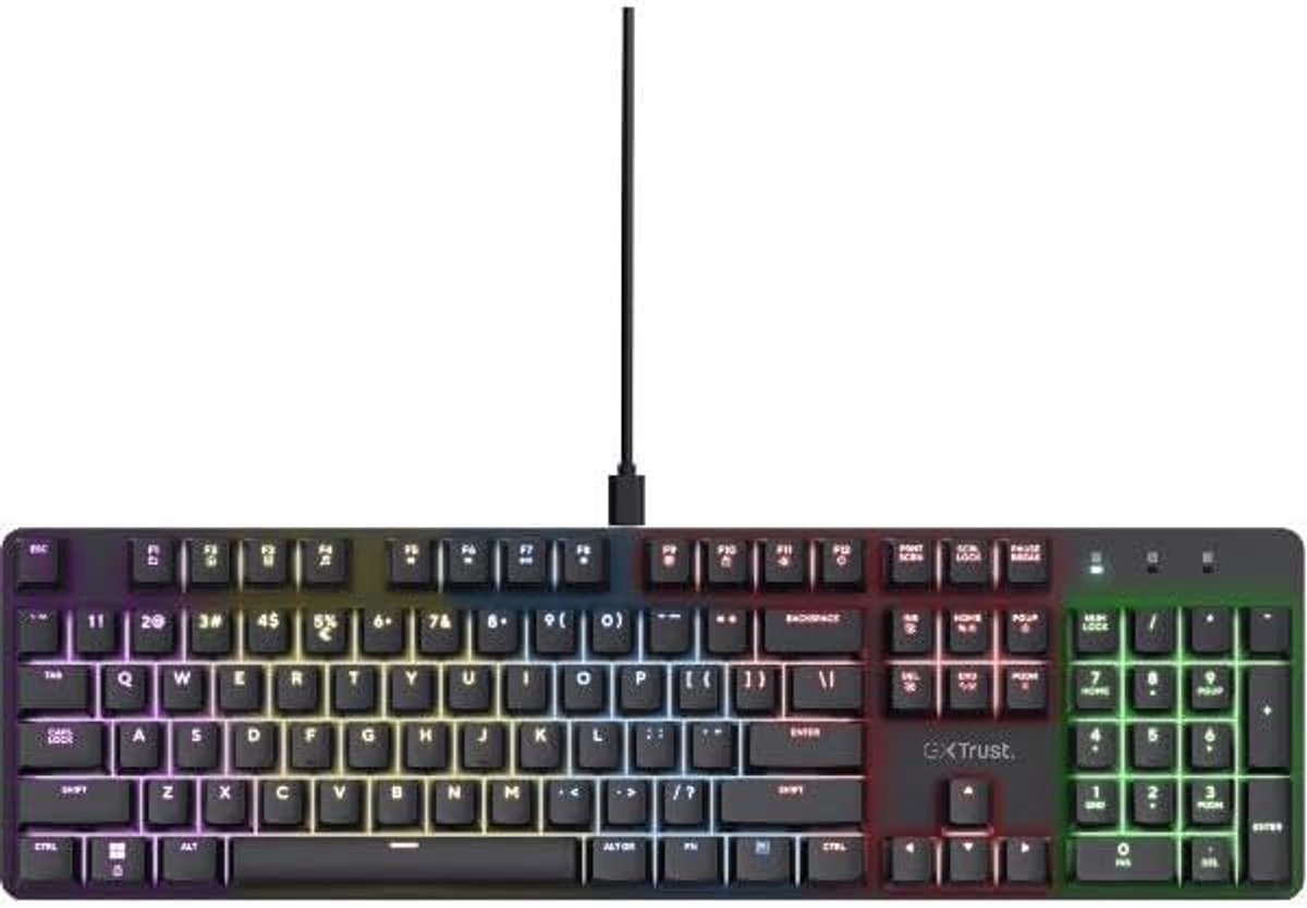 SnelShoppen - Gaming Toetsenbord Mechanisch met RGB Verlichting, 100% Italiaans QWERTY, Linear Huano Switches, Anti-Ghosting met N-Key Rollover, USB K