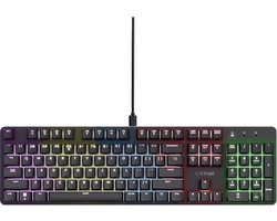SnelShoppen - Gaming Toetsenbord Mechanisch met RGB Verlichting, 100% Italiaans QWERTY, Linear Huano Switches, Anti-Ghosting met N-Key Rollover, USB K
