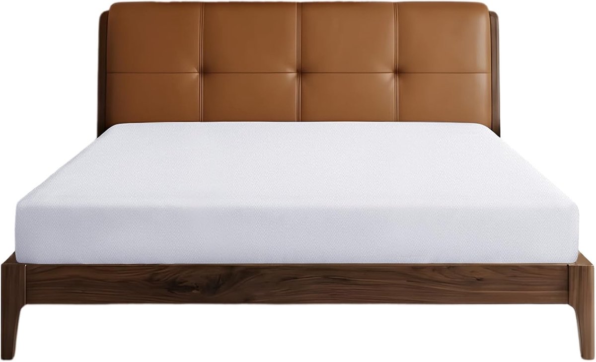 SnelShoppen - Fitted Sheet 200 x 200 cm, 100% Katoen, 300 Draadcount, Zacht en Ademend, Witte Hoeslaken voor Volwassenen en Kinderen