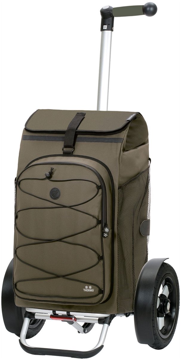 Andersen Shopper Tura Shopper Winkelwagen 70 cm - 60 L - olive