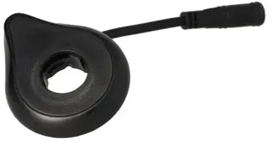 Zwarte trapsensor voor fatbike met een hendel.