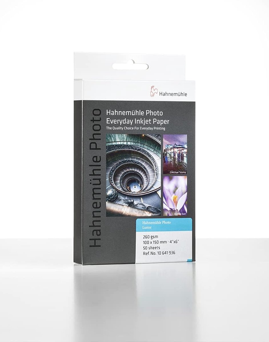 SnelShoppen - Photo Gloss Fotopapier 260 g/m², 10x15 cm, 50 Stuks, Helder Wit, Perfect voor Mini Wallets en Persoonlijke Wenskaarten