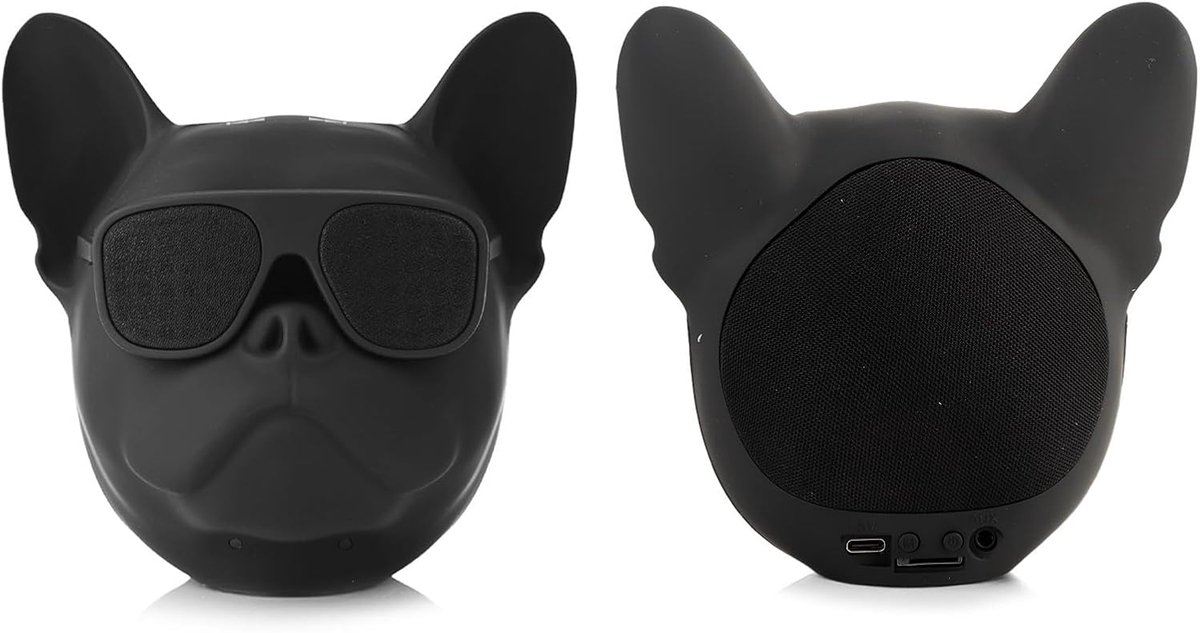 SnelShoppen - Draadloze Bluetooth Speaker Hondvormig, Portable Stereo Geluidsbox, Compact en Lichtgewicht, Perfect voor Feest, Camping, Tuin en Kinder