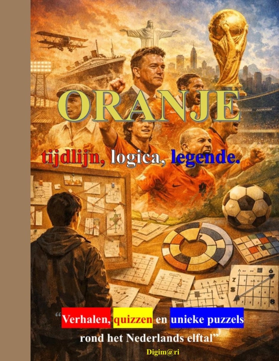 SnelShoppen - ORANJE Tijdlijn, Logica, Legende: Verhalen, Quizzen en Unieke Puzzels voor het Nederlands Elftal, Sport, Spelletjes, Feest, 100% Plezier