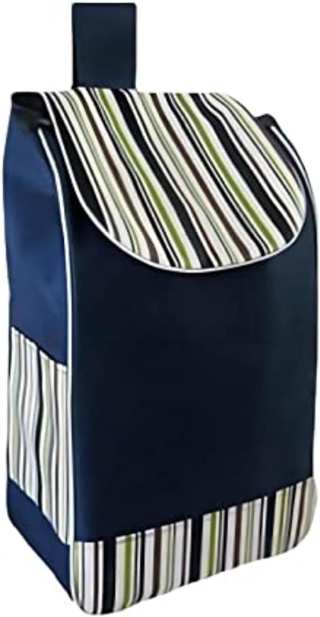 SnelShoppen - Oxford Fabric Shopping Bag - Vouwbare, Waterdichte Vervangtas voor Kar, Compact, Ideaal voor Boodschappen, Auto, Blauw