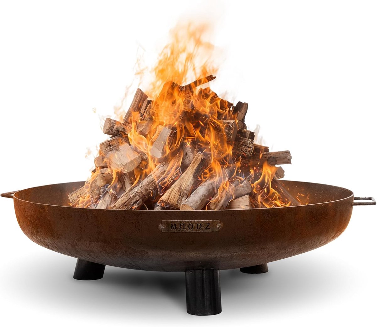 SnelShoppen - Brasero Ø60 cm - Tuin Barbecue Brasero - Corten Staal Buitenhaard - Ideaal voor Feest & Camping - 60x60x80cm