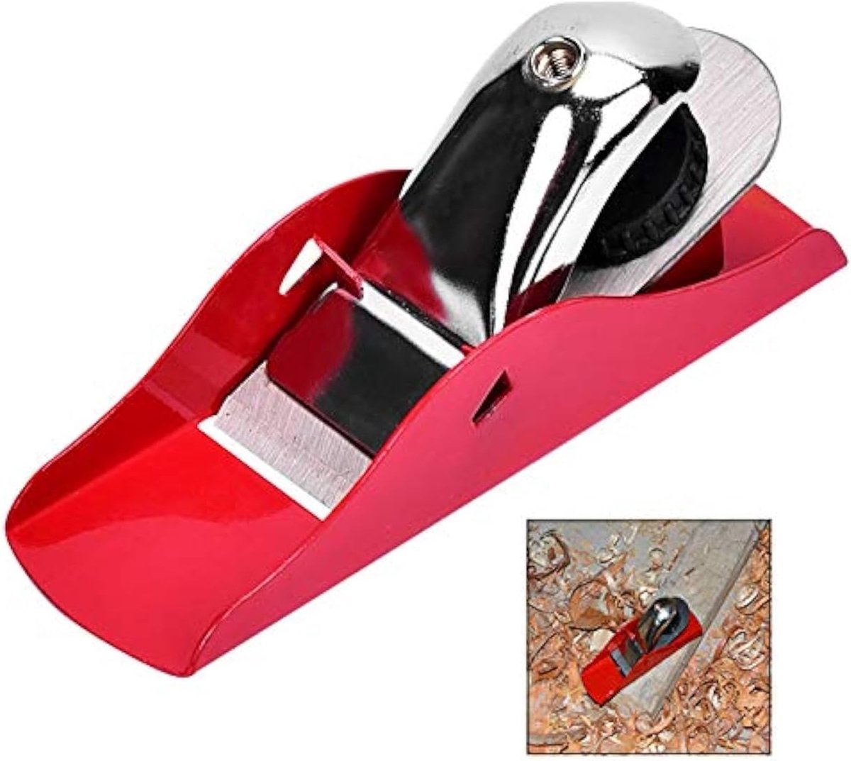 SnelShoppen - Hand Planer, Hout Plane, Metalen Handmatige Houtplane voor Houtbewerking, Trimmen, Hout Vlakmaken, Oppervlakte Verzachten van Hoogwaardi