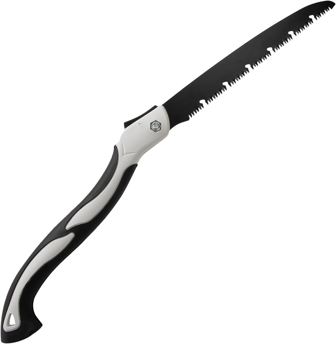 SnelShoppen - Vouwzaag - Carbon Staal Takkenzaag 30 cm - Tuinzaag met Veiligheidsslot en Ergonomisch Handvat - Nauwkeurige Snede voor Dikke Takken en
