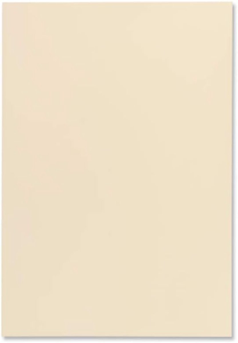 SnelShoppen - Premium A4 Papier 120 g/m² - 50 Vellen Crème - Geschikt voor Digitale Print, Inkjet en Laser - Hoogwaardige Kwaliteit voor Zakelijke Toe