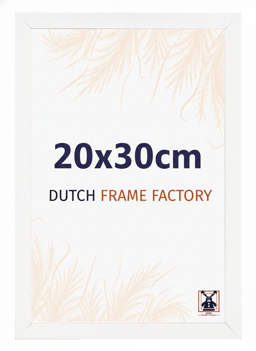 Fotolijst 20x30 cm - MDF - Wit Mat - Benno