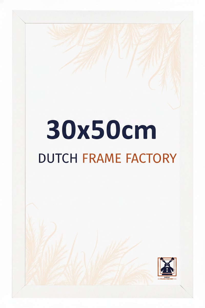 Fotolijst 30x50 cm - MDF - Wit Mat - Benno
