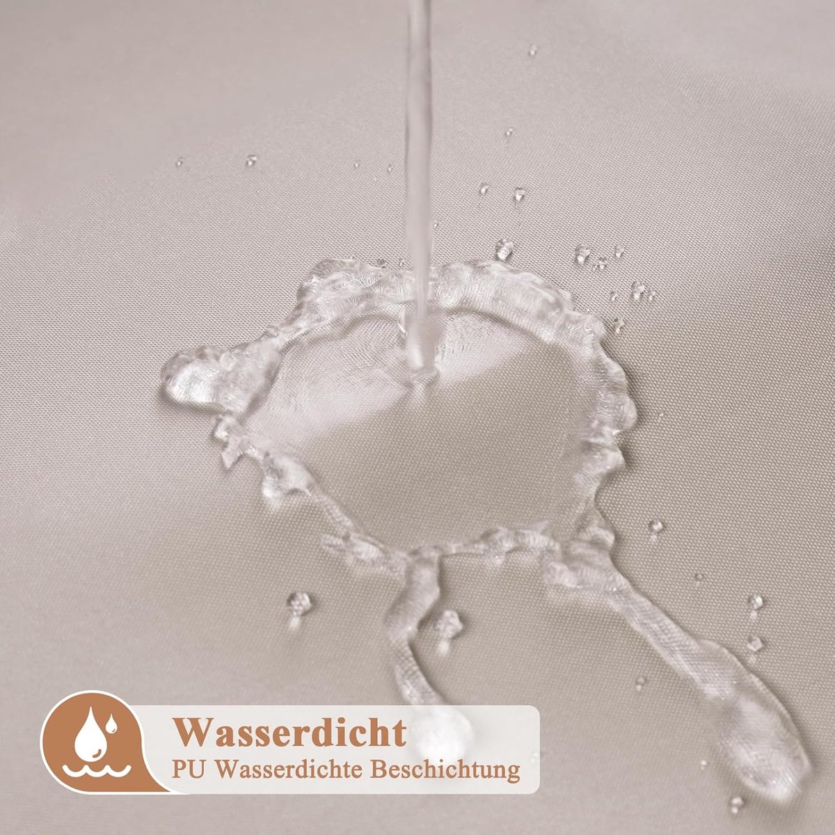 SnelShoppen - Waterdichte Douchegordijn 180x190cm - Sneldrogend en Anti-Schimmel - Polyester Badkamer Gordijn met 12 Ringen - Geschikt voor Iedere Bad