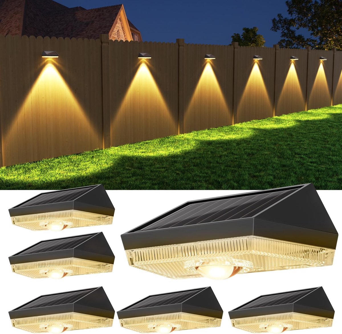 SnelShoppen - Solar Wandlamp Buiten met 10 Kleuren - Waterdichte Tuinverlichting voor Tuin, Terras en Feestelijke Decoraties - RGB LED Lampen voor Bui