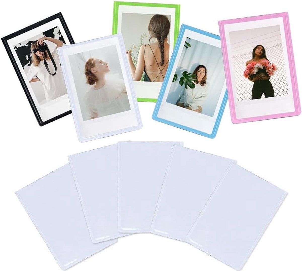 SnelShoppen - Set van 10 Magnetische Fotolijsten voor Instax Mini Film - Hoogwaardige PP M
