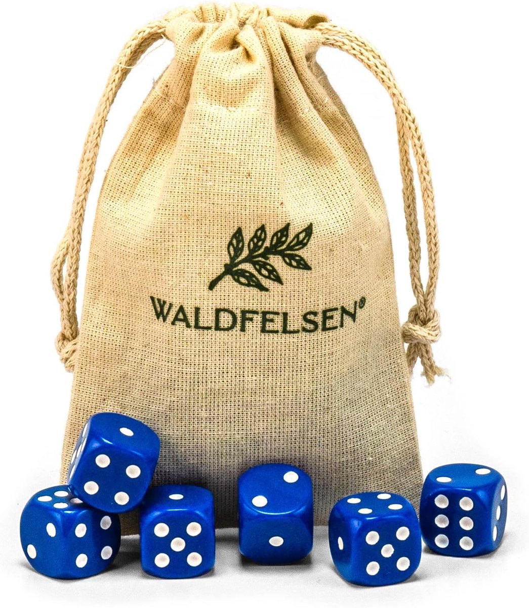 SnelShoppen - 6, 12, 20, 30 of 50 Premium Dobbelstenen - Standaard Maat - Acryl Speel Dobbelstenen - 6-Zijdige Spelaccessoires Set in Diverse Kleuren