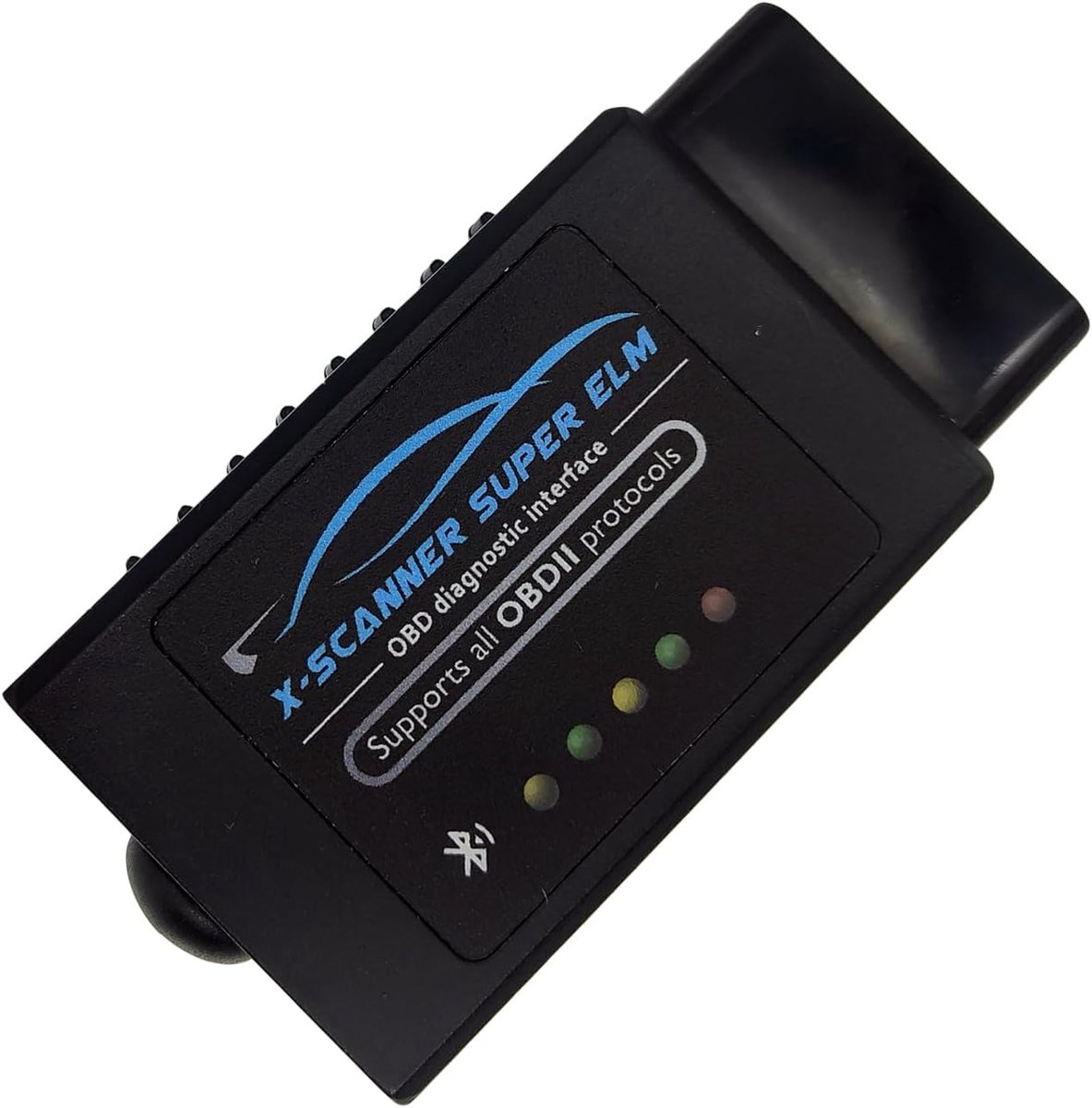 SnelShoppen - ELM327 OBD2 Bluetooth Scanner, Draadloze Auto Code Reader, Auto Diagnose Scanner Tool, OBDII Adapter voor Android en Windows, Check Engi