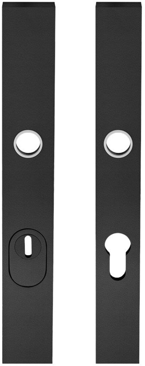 Oxloc Veiligheidsschild RVS Zwart Recht PC72 250X35mm KTB SKG*** - 1219668