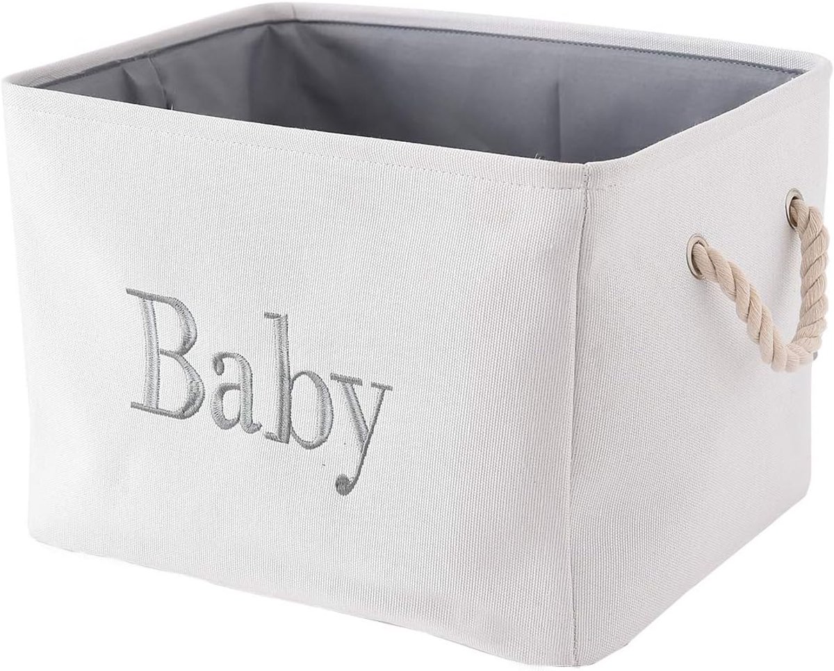 SnelShoppen - Grote Vouwbare Baby Opbergmand voor Kinderen, Kleurige Stoffen Kallax Box, Ideaal voor Speelgoed, Luiers, Kleertjes en Babyaccessoires