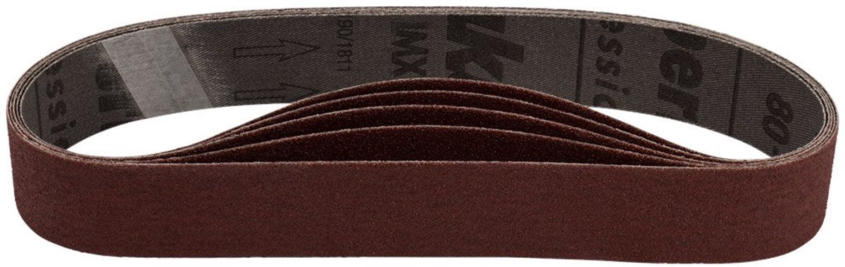 Makita P-36697 Schuurband Red - Schuurband powervijl - Schuurband stripschuurmachine - K80 - 30 x 533mm (5st)