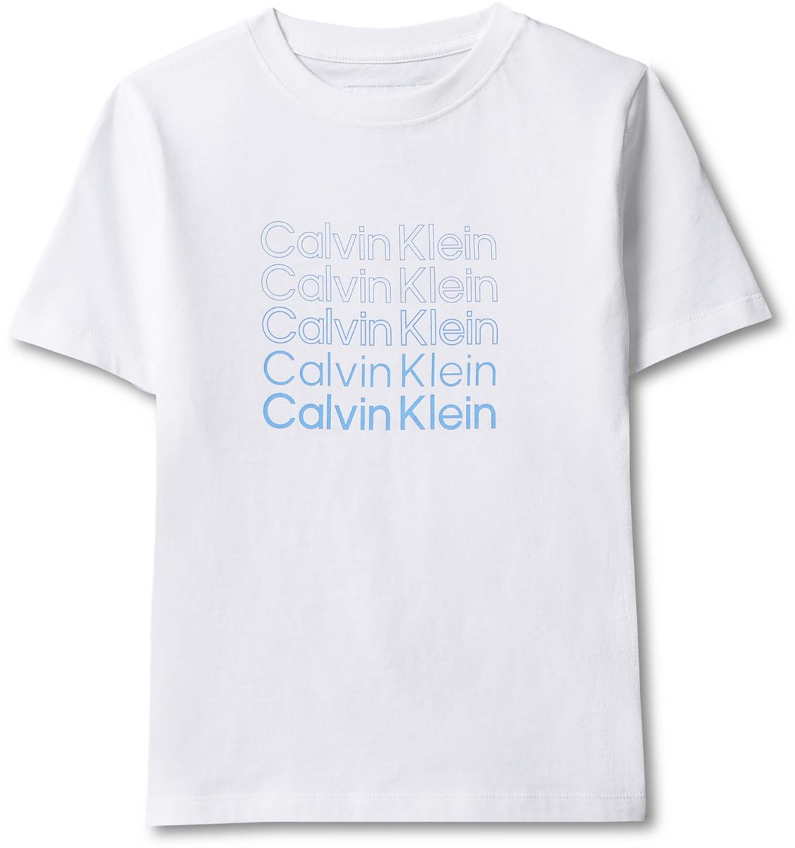 Calvin Klein Gestapeld Logo Ss T-Shirt - Fashion Wear - Kinderen