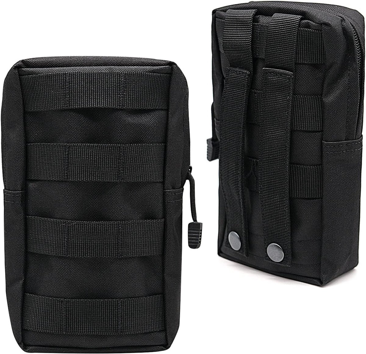 2 Stuks Tactische Waterdichte EDC Tas - Multifunctionele Heuptas voor Telefoon, Camping en Fietsen