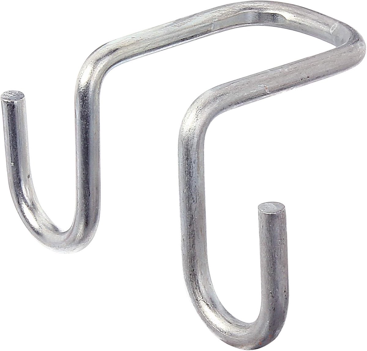 SnelShoppen - Ladderhaken Set van 2 - Staal, Verzinkt - Binnenbreedte 30 mm - Diepte 60/82 mm - Voor Stevige Bevestiging - Ideaal voor Tuin, Garage en