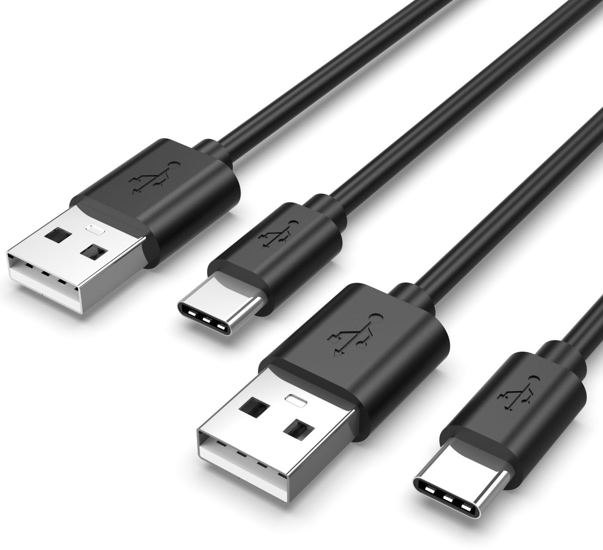 SnelShoppen - 1,5 Meter USB Type C Kabel 2 Stuks | Compatibel met PS5 Oplaadkabel voor DualSense Controller | Hoogwaardige Kwaliteit en Veiligheid