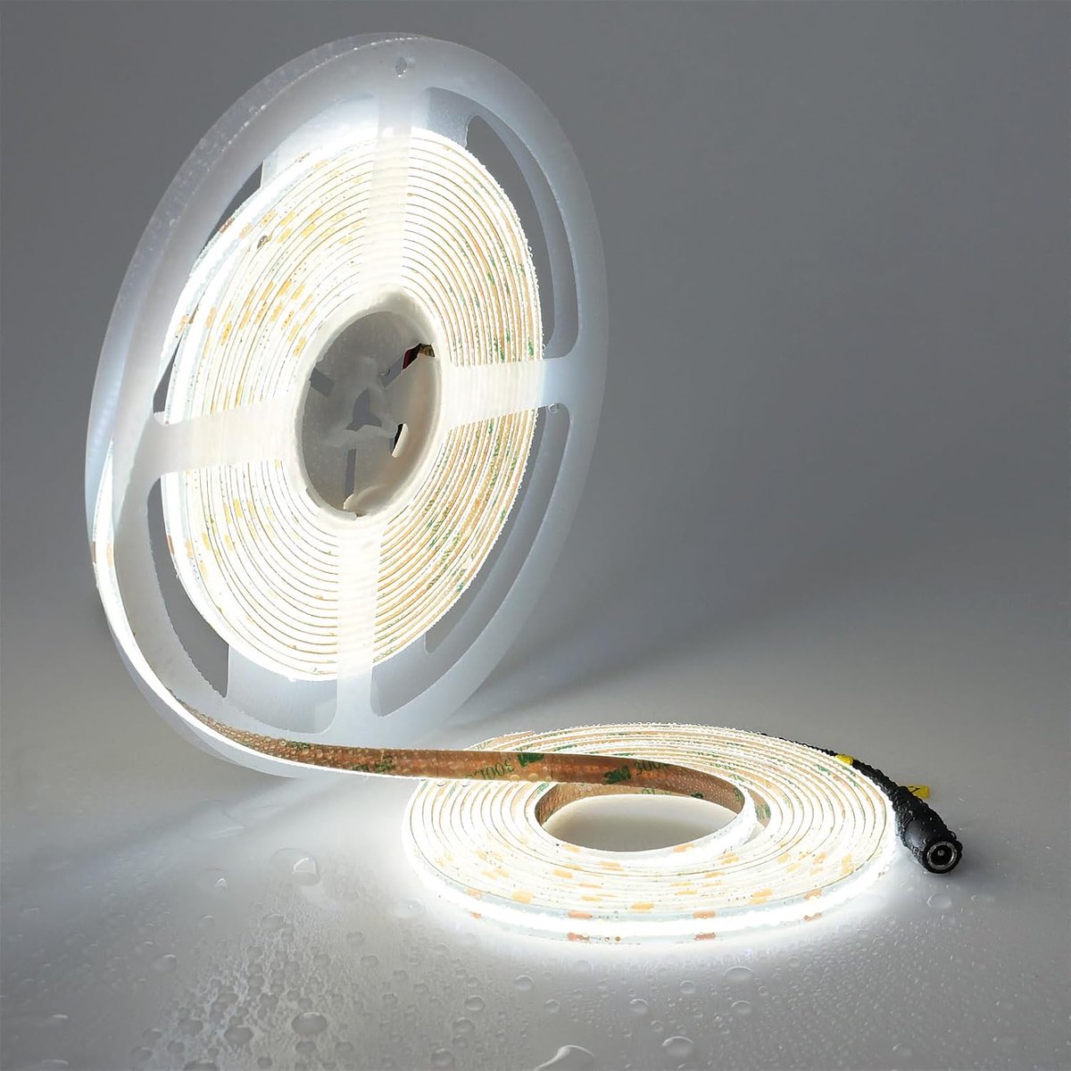 SnelShoppen - 10M 24V COB LED Strip Waterproof IP65 Cool White 6000K 384LEDs/M Super Bright Dimmable Energiezuinig voor Binnen/Buiten Keuken Tuin Deco