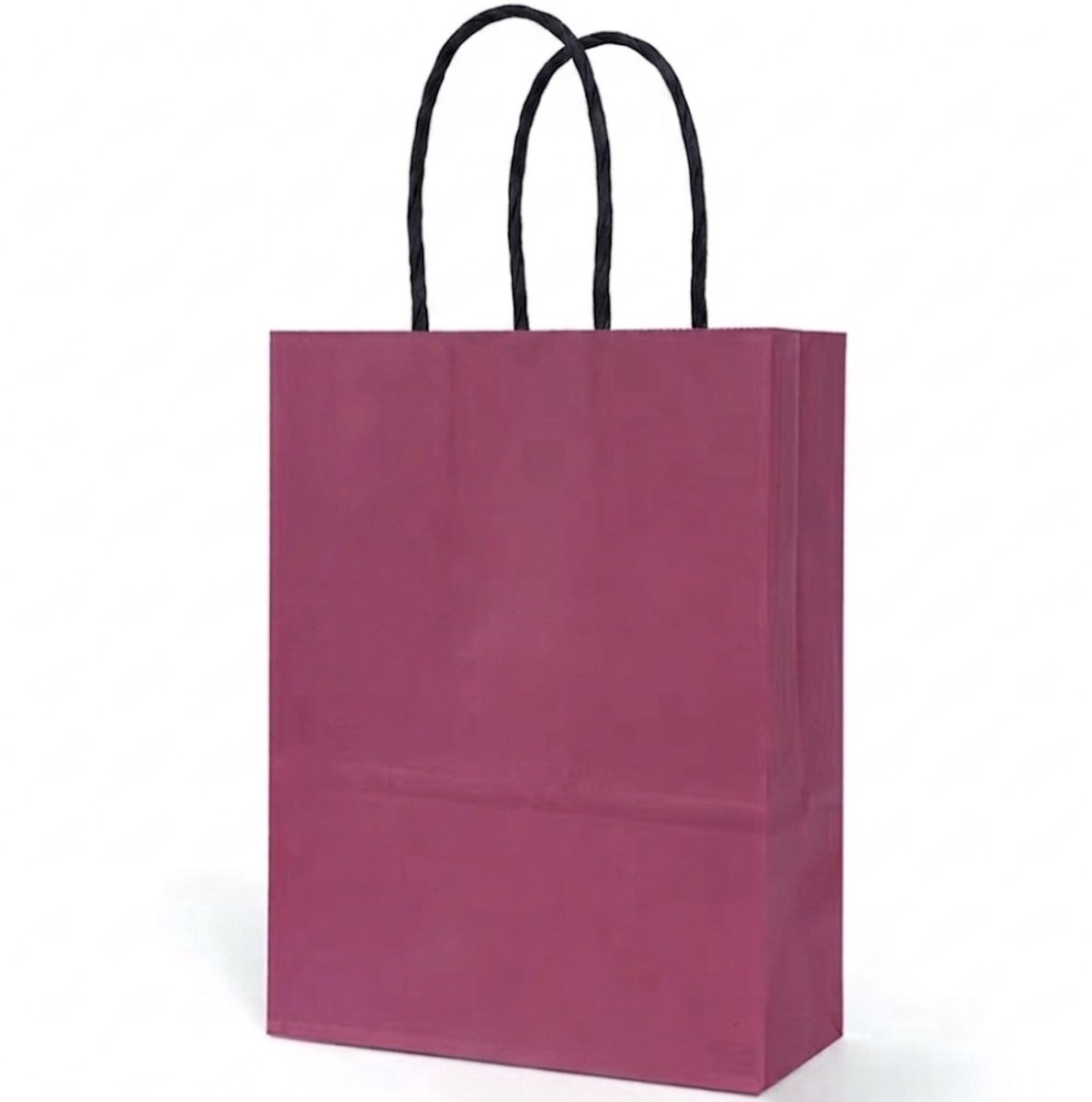 Papieren Draagtassen 41 x 32 x 12 cm – Roze – Set van 50 stuks – Cadeautassen & Winkeltassen